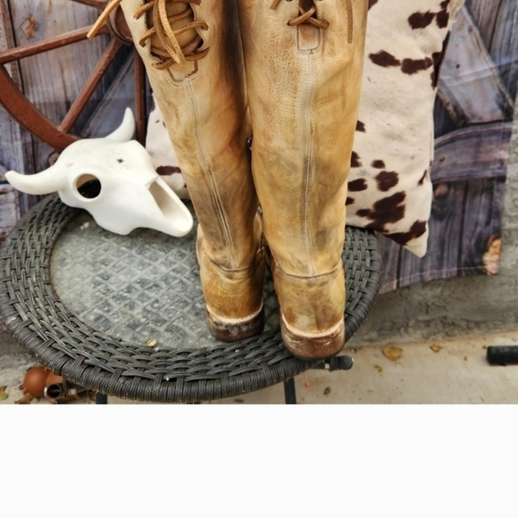 Rustic MANCHESTER Bed Stu Distressed Boots - Picture 10 of 12